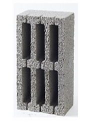 Блок стеновой отсев щебня 390х190х250